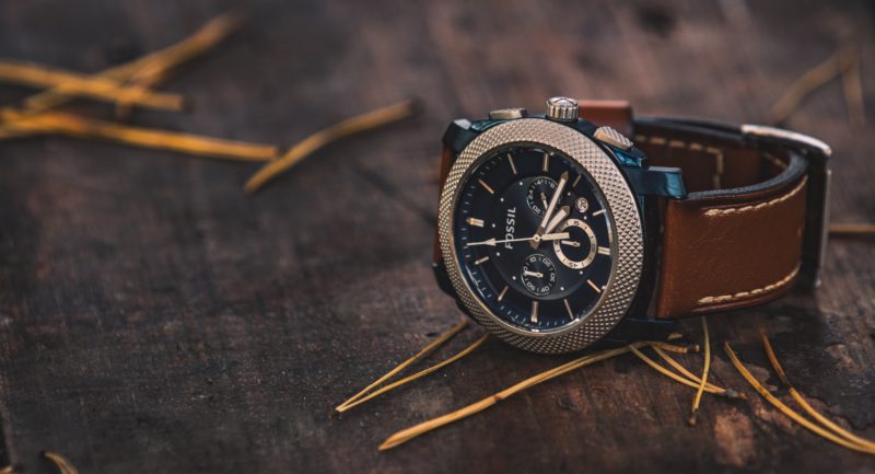 Brown Leather Fossil Watch