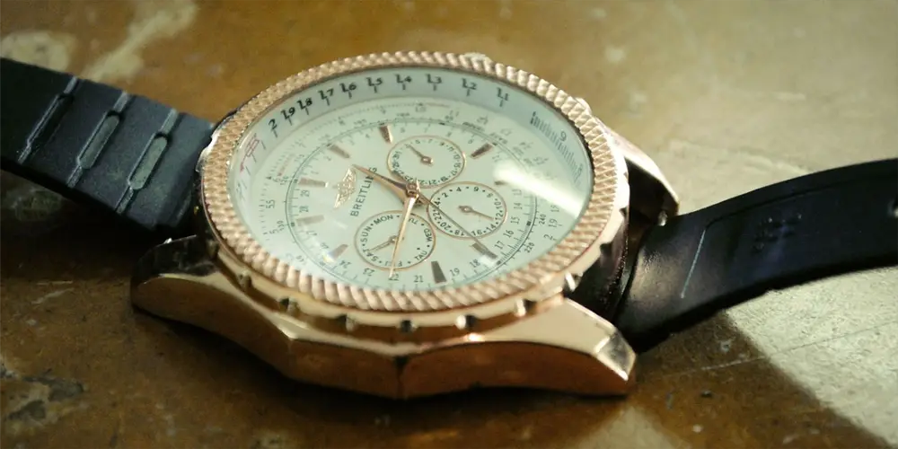 Brietling bronze wrist watch