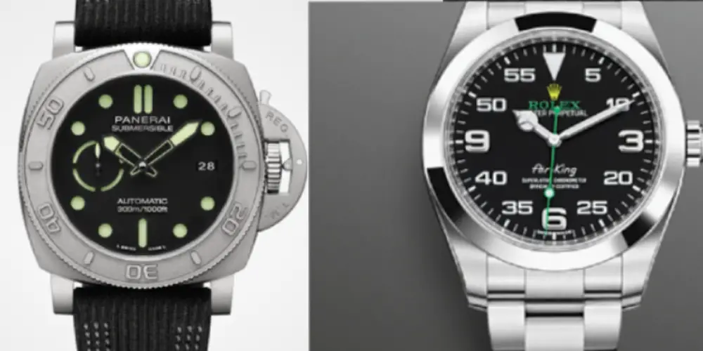 Panerai and Rolex Watch