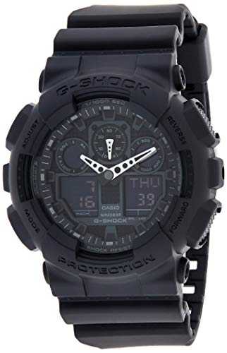 Casio Men's G-SHOCK GA 100-1A1 Military Series Watch in Black