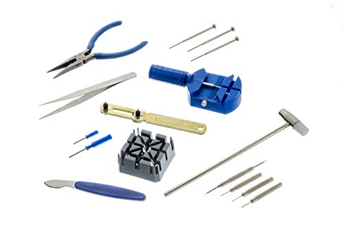 SE 16-Piece Watch Repair Tool Kit