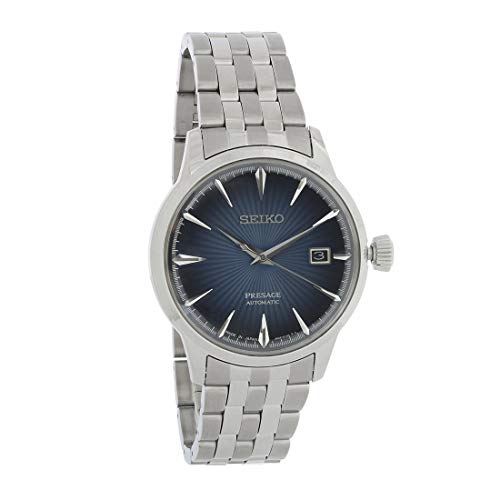 Seiko Men's Presage 23 Jewel Automatic Blue Dial Watch with Date