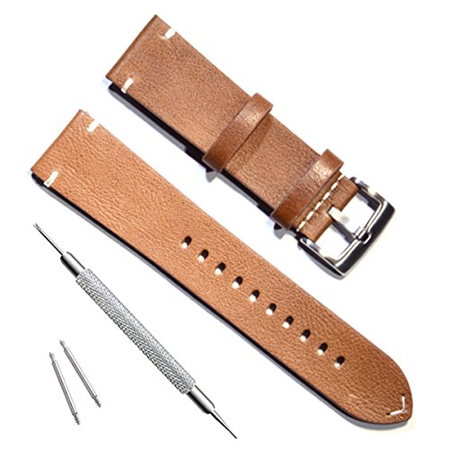 OliBoPo Handmade Vintage Replacement Leather Watch Strap