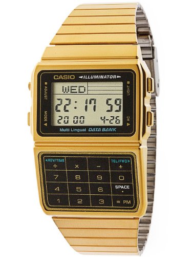 Casio DBC611G-1D Casio Gold & Black Digital Watch